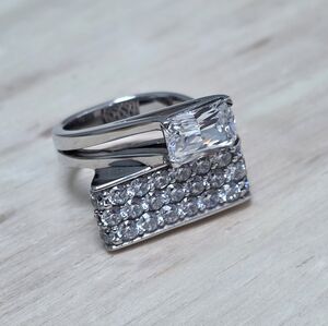 JOSE HESS | Modernist Ring, Sz. 8 1/2